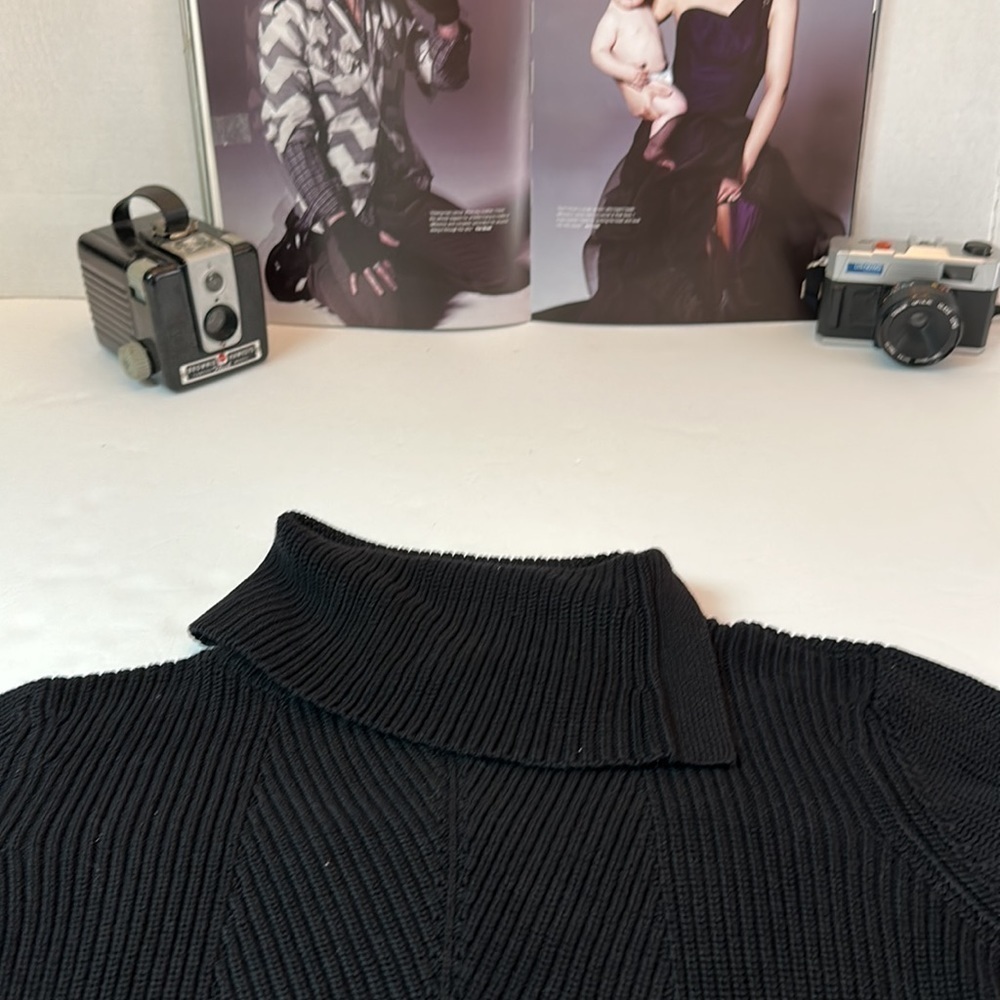 Talbots Ribbedknit Split Neck Turtleneck - image 2